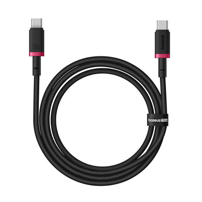USB-C Data og Opladningskabel - USB-C Baseus Dura Series, 100W, 1m, Rød P10377803U01-01