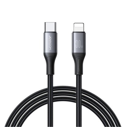 USB-C - Lightning data- og opladningskabel Joyroom S-A28 Flash, 30W, 1m, Sort