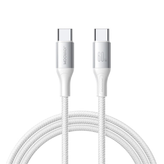 Data- og opladningskabel USB-C - USB-C Joyroom S-A28 Flash, 60W, 1m, Hvid
