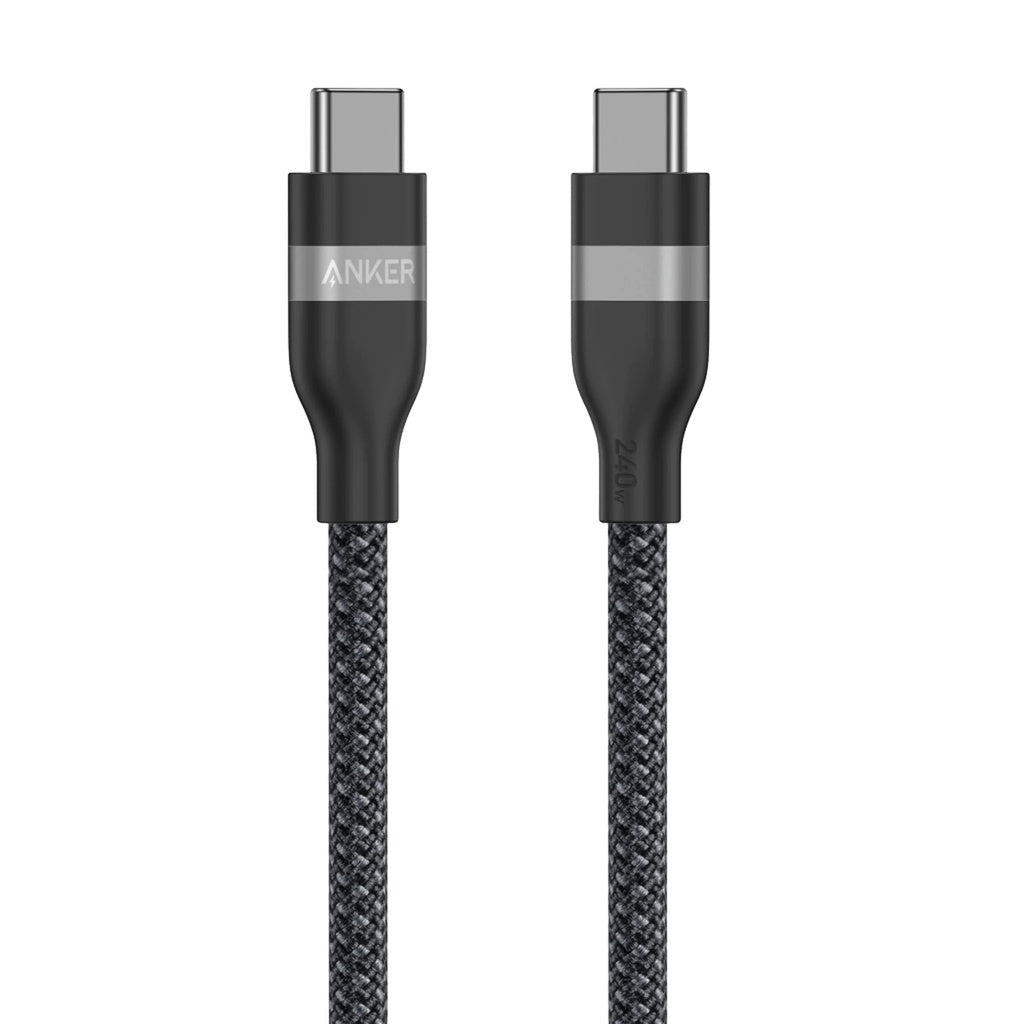 USB-C Data og Opladningskabel - USB-C Anker, 240W, 0.9m, Sort A82E2H11