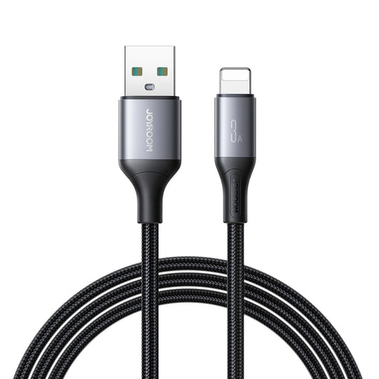 Data- og opladningskabel USB-A - Lightning Joyroom S-A28 Flash, 18W, 2m, Sort