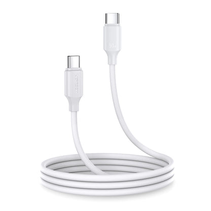 USB-C Data- og Opladningskabel - USB-C Joyroom S-A9, 60W, 1m, Hvid