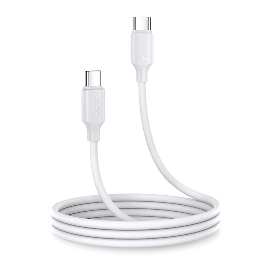 USB-C Data- og Opladningskabel - USB-C Joyroom S-A9, 60W, 1m, Hvid