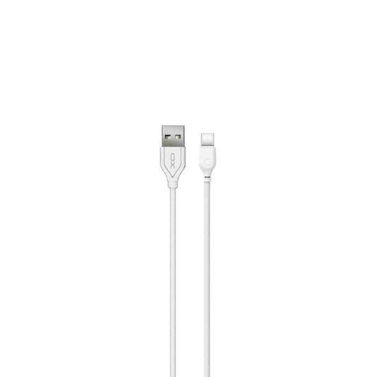 Data- og opladningskabel USB-A - USB-C XO Design NB103, 18W, 1m, Hvid