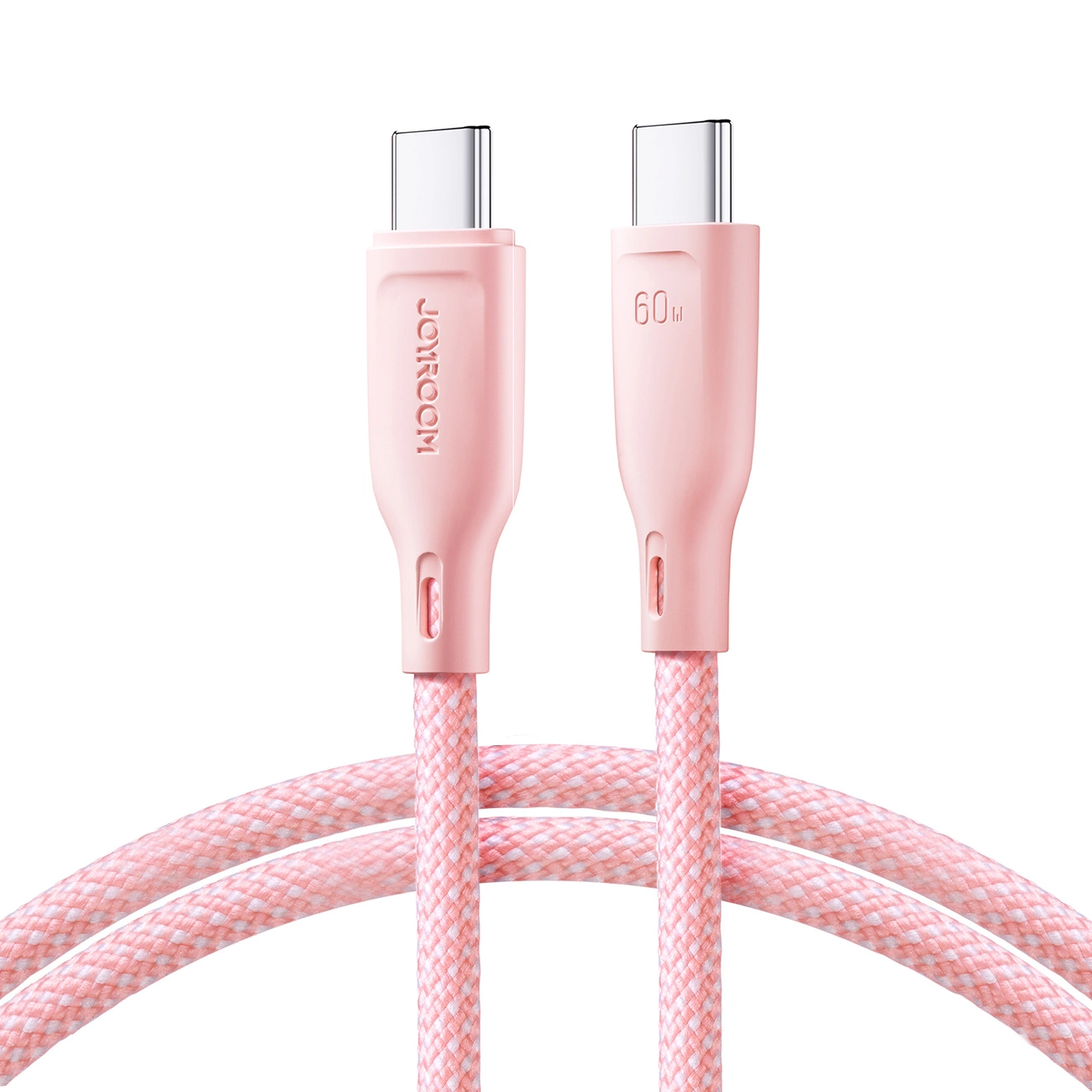 USB-C data- og opladningskabel - USB-C Joyroom S-A34, 60W, 1m, Pink