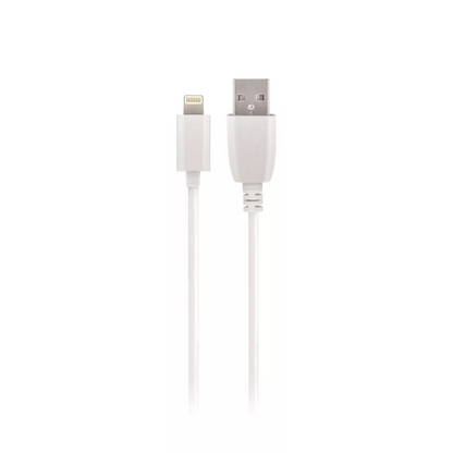 Data- og opladningskabel USB-A - Lightning MaXlife, 5W, 1m, Hvid