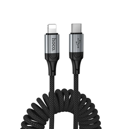 USB-C - Lightning Data- og Opladningskabel HOCO X121, 27W, 1.5m, Sort