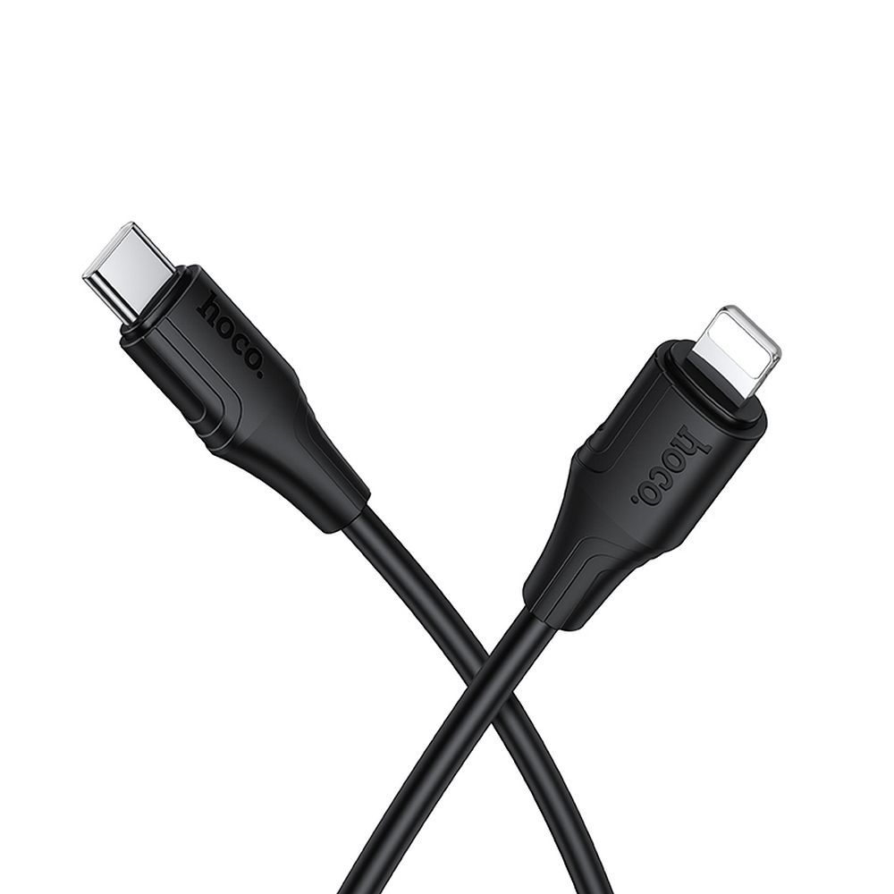 Data- og opladningskabel USB-C - Lightning HOCO X124, 27W, 1m, Sort