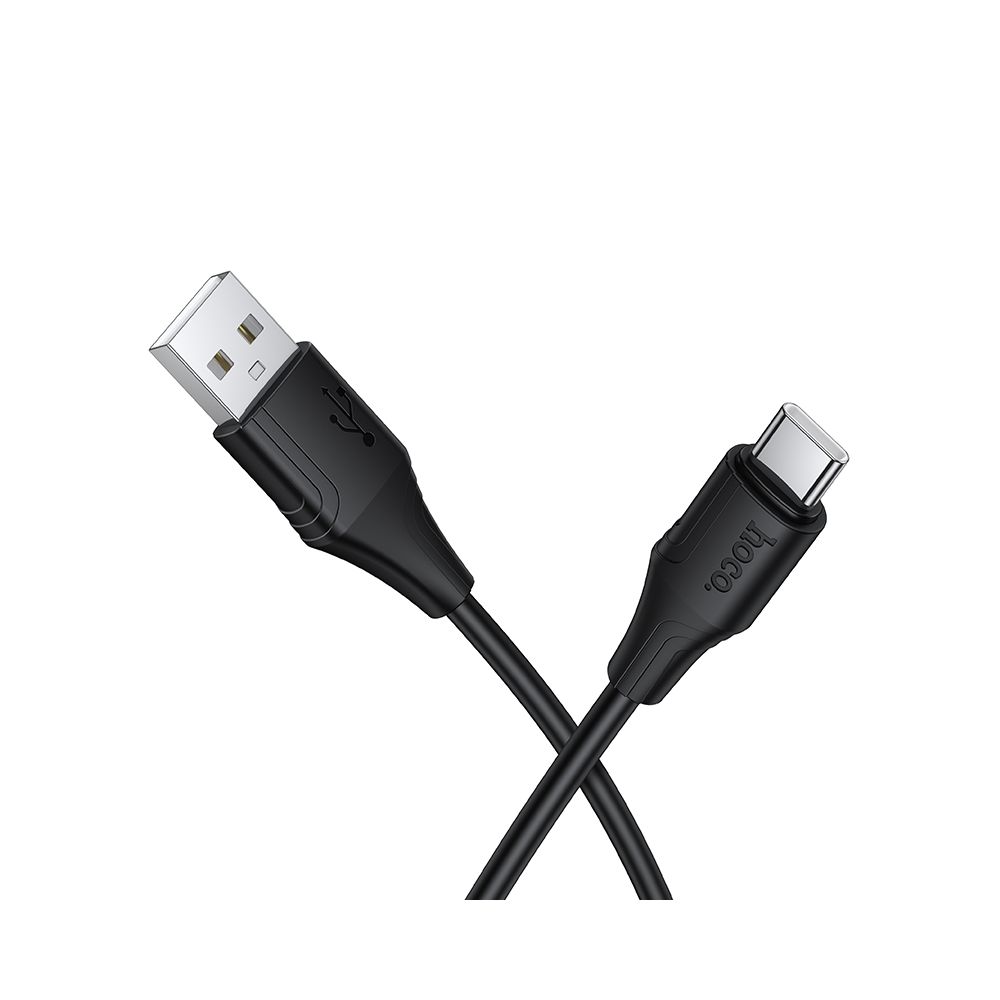 Data- og opladningskabel USB-A - USB-C HOCO X124, 18W, 1m, Sort