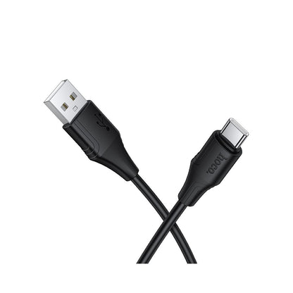 Data- og opladningskabel USB-A - USB-C HOCO X124, 18W, 1m, Sort