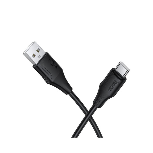 Data- og opladningskabel USB-A - USB-C HOCO X124, 18W, 1m, Sort