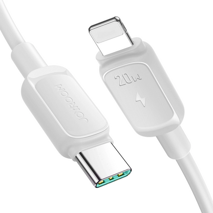 Data- og opladningskabel USB-C - Lightning Joyroom S-A14, 30W, 1.2m, Hvid