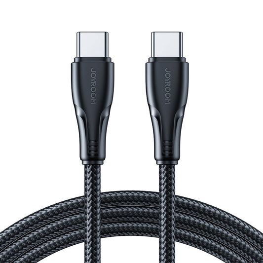 USB-C data- og opladningskabel - USB-C Joyroom S-A11, 60W, 0,25m, Sort