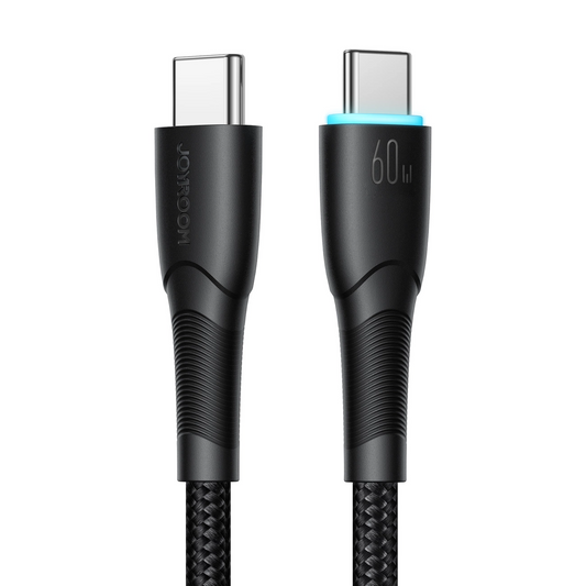 USB-C data- og opladningskabel - USB-C Joyroom S-A32, 60W, 1m, Sort
