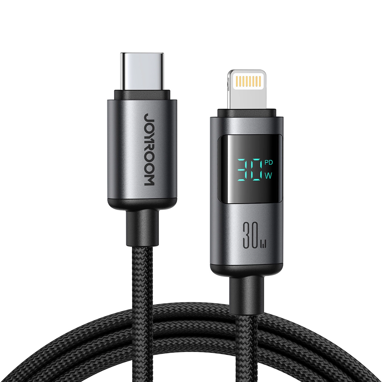 Data- og opladningskabel USB-C - Lightning Joyroom S-A16 Pro Prism Display, 30W, 1.2m, Sort