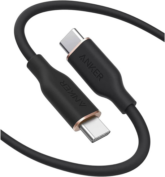 USB-C Data- og Opladningskabel - USB-C Anker PowerLine III, 100W, 0.9m, Sort A8552H11