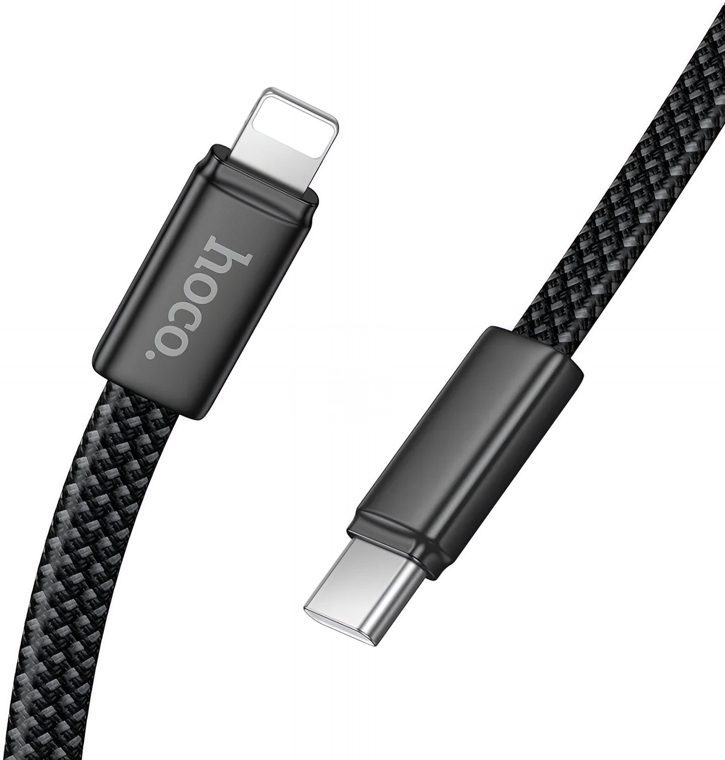 Data- og opladningskabel USB-C - Lightning HOCO X125, 30W, 1m, Sort