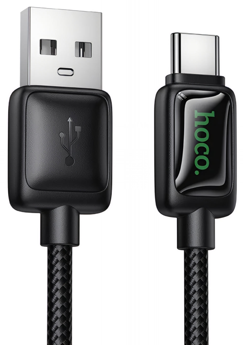 Data- og opladningskabel USB-A - USB-C HOCO U146, 36W, 1.2m, Sort