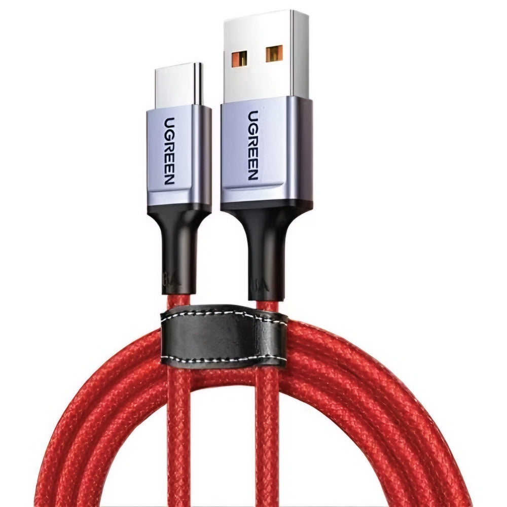 Data- og opladningskabel USB-A - USB-C UGREEN US505, 60W, 1m, Rød