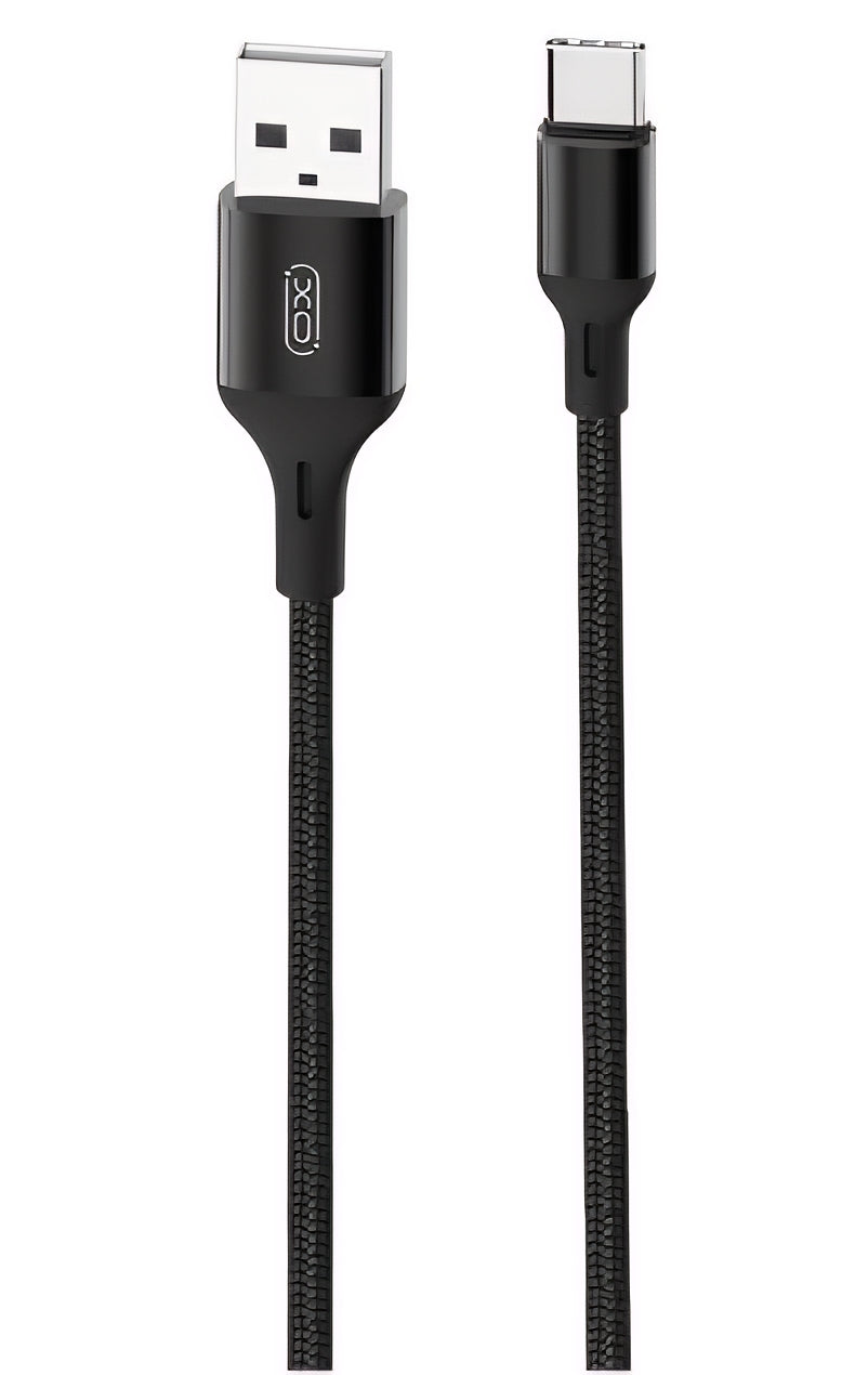 Data- og opladningskabel USB-A - USB-C XO Design NB143, 18W, 2m, Sort