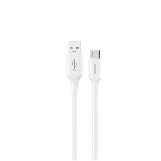Data- og opladningskabel USB-A - microUSB Dudao L2SM, 18W, 1.2m, Hvid