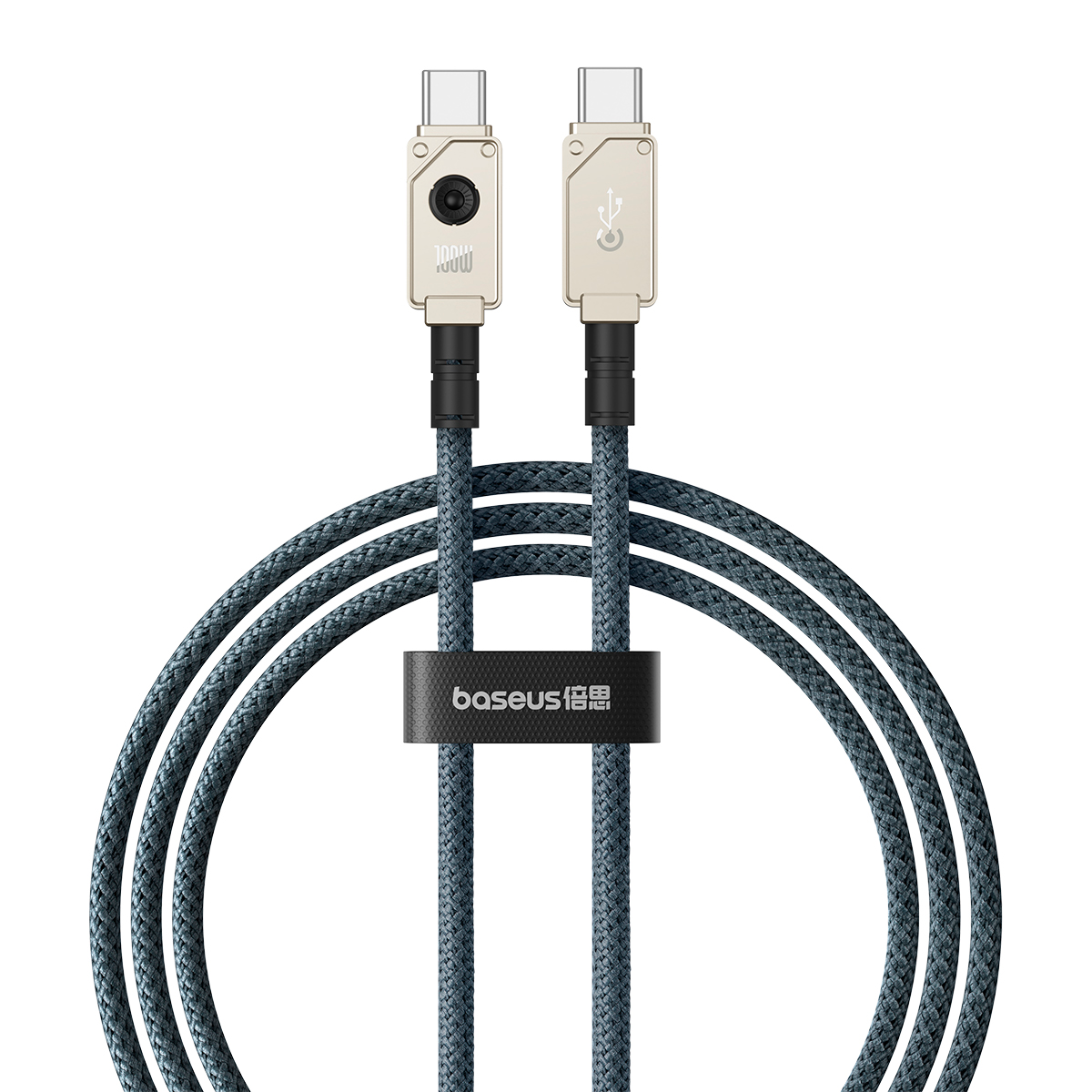 Data- og opladningskabel USB-C - USB-C Baseus Unbreakable, 100W, 2m, Hvid P10355800221-01