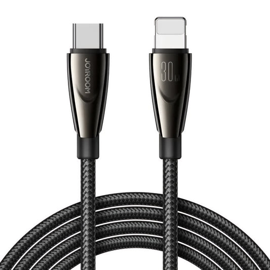 USB-C - Lightning data- og opladningskabel Joyroom S-A31, 30W, 1.2m, Sort