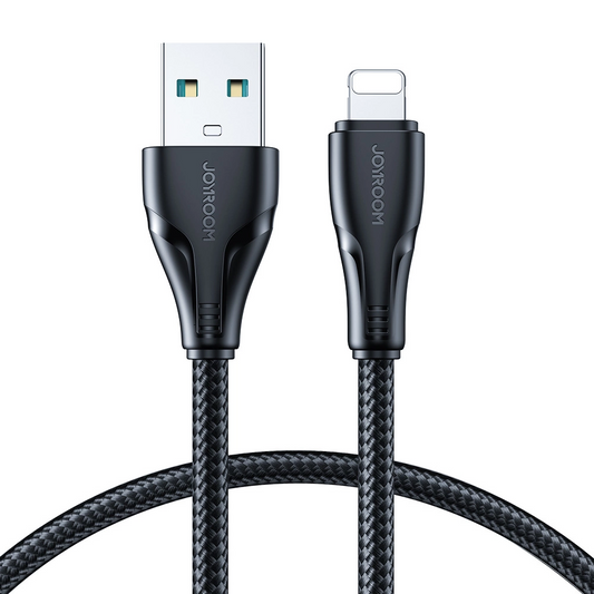 Data- og opladningskabel USB-A - Lightning Joyroom S-A11, 18W, 1,2m, Sort