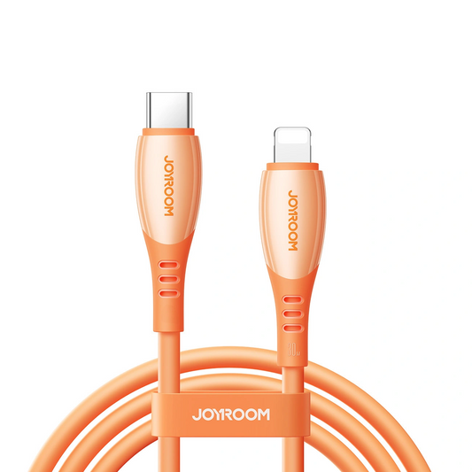 Data- og opladningskabel USB-C - Lightning Joyroom S-A59 Vibrant, 30W, 1.2m, Orange