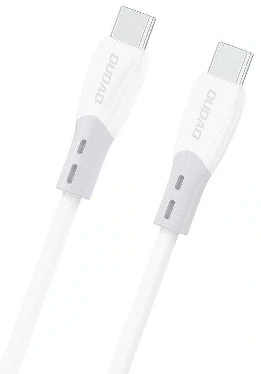 USB-C Data- og Opladningskabel - USB-C Dudao L25SC, 60W, 2m, Hvid