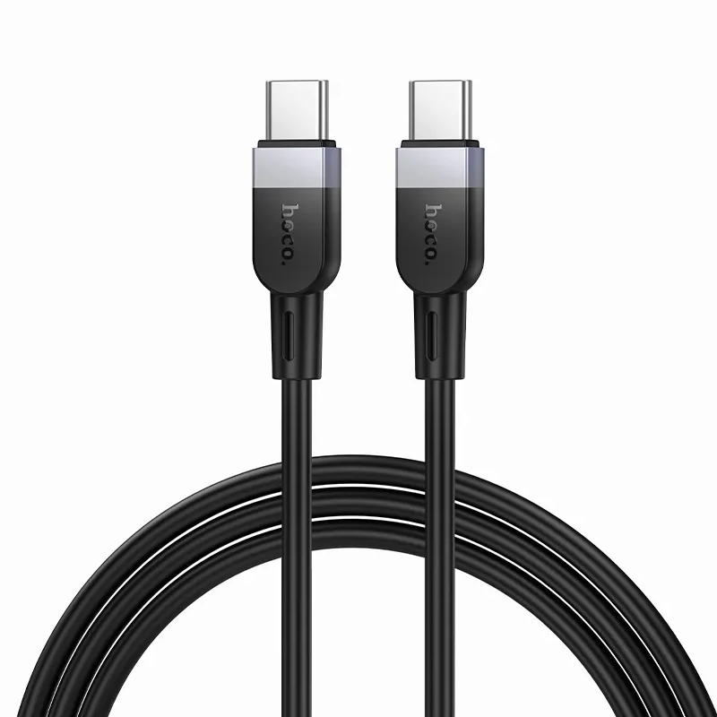 USB-C Data- og Opladningskabel - USB-C HOCO X109, 60W, 1m, Sort