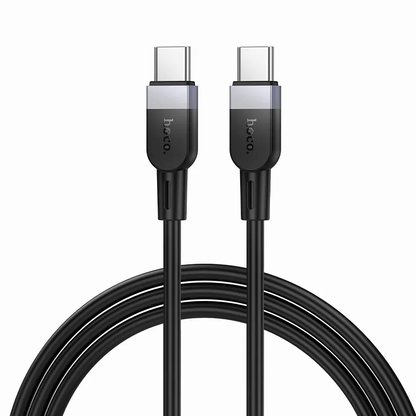USB-C Data- og Opladningskabel - USB-C HOCO X109, 60W, 1m, Sort