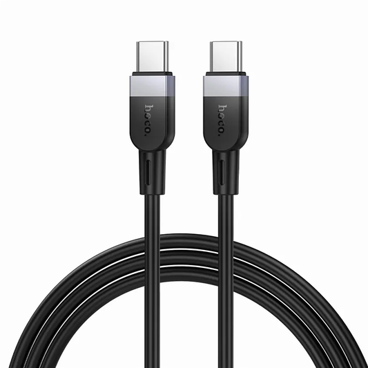 USB-C Data- og Opladningskabel - USB-C HOCO X109, 60W, 1m, Sort