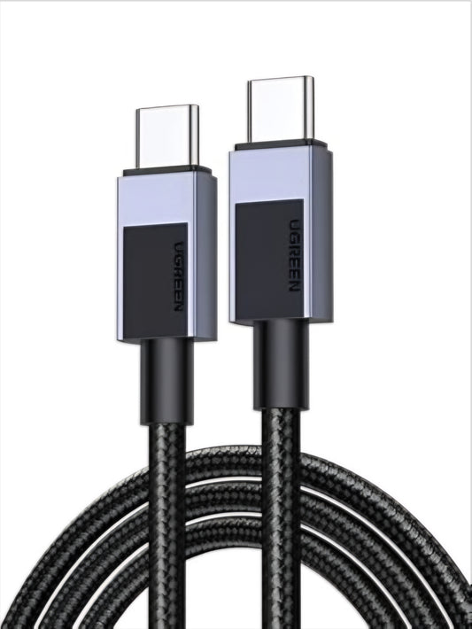 USB-C Data- og Opladningskabel - USB-C UGREEN L512, 100W, 2m, Grå