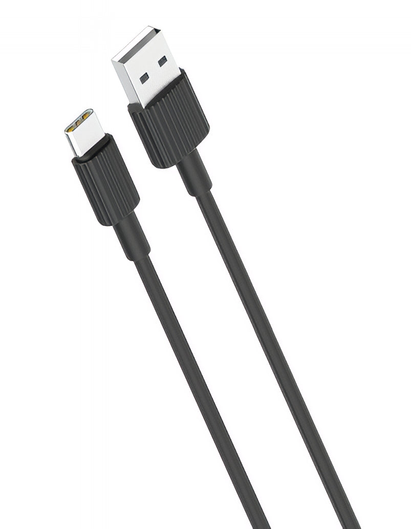 Data- og opladningskabel USB-A - USB-C XO Design NB156, 18W, 1m, Sort