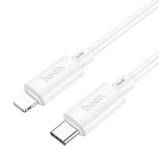 USB-C til Lightning data- og opladningskabel HOCO X88, 20W, 1m, hvid
