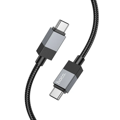 USB-C Data- og Opladningskabel - USB-C HOCO X110, 60W, 1m, Sort