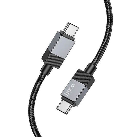USB-C Data- og Opladningskabel - USB-C HOCO X110, 60W, 1m, Sort