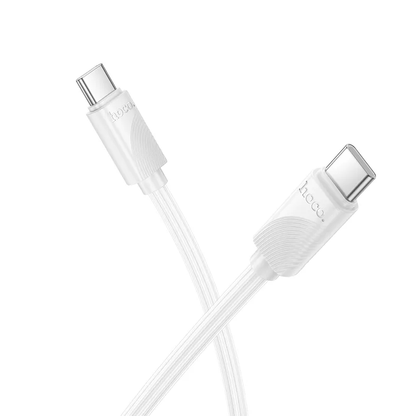 USB-C Data- og Opladningskabel - USB-C HOCO X114, 60W, 1m, Hvid