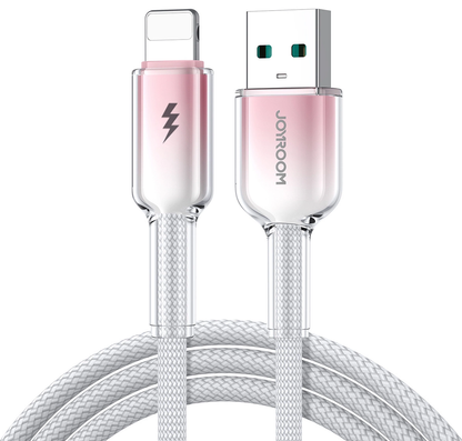 USB-A til Lightning data- og opladningskabel Joyroom S-A42, 18W, 1,2m, hvid
