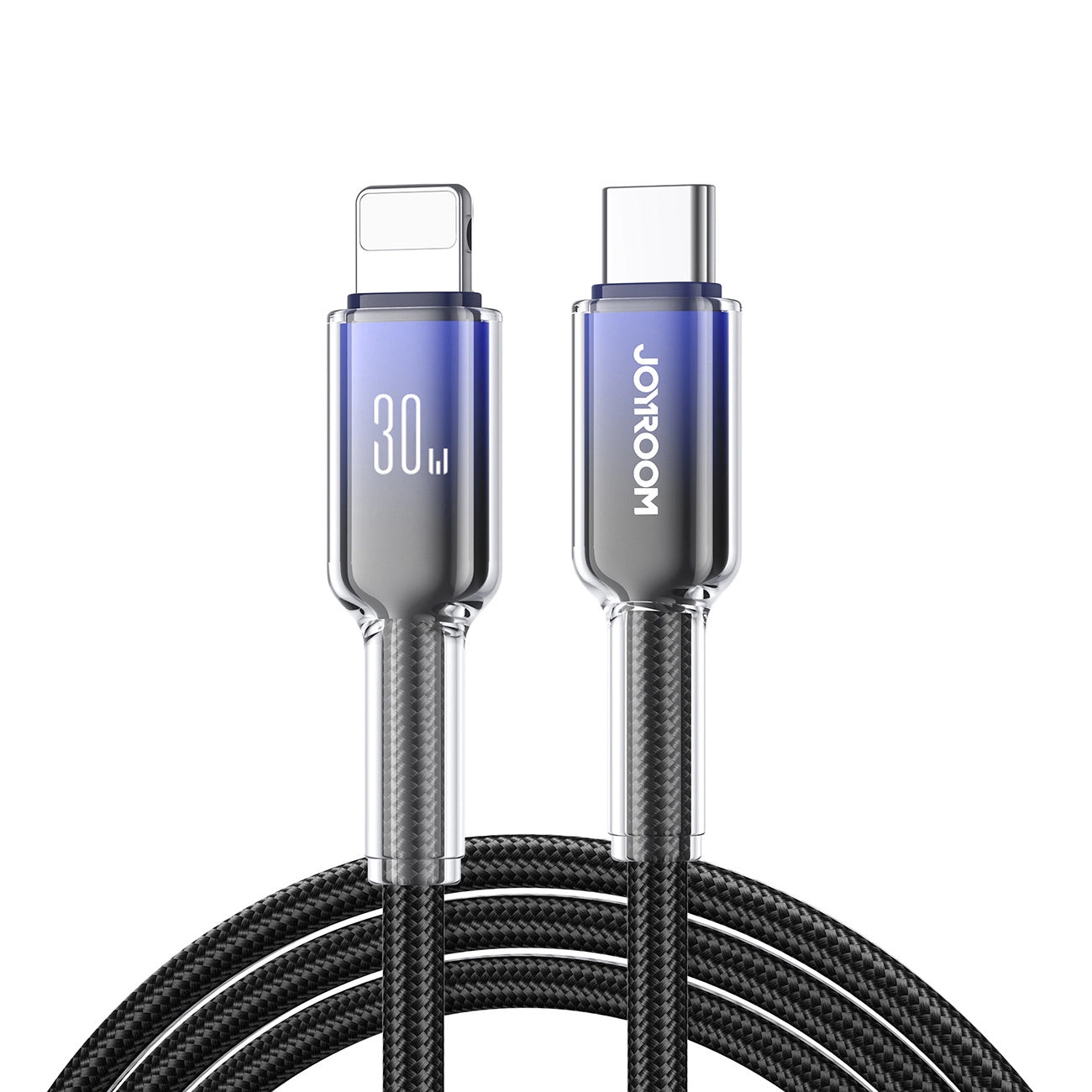 USB-C til Lightning Data- og Opladningskabel Joyroom S-A42, 30W, 1,2m, Sort