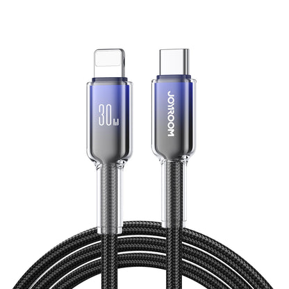USB-C til Lightning Data- og Opladningskabel Joyroom S-A42, 30W, 1,2m, Sort