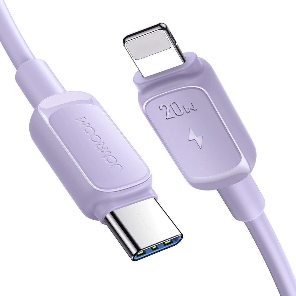 USB-C til Lightning data- og opladningskabel Joyroom S-A14, 20W, 1,2m, Lilla