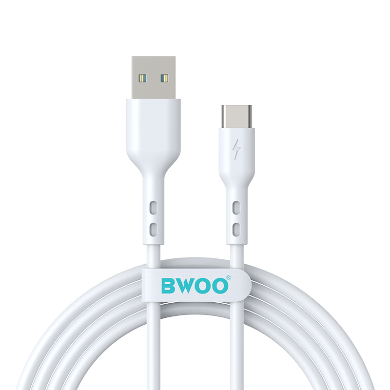 USB-A til USB-C data- og opladningskabel BWOO BO-X172C-2M, 15W, 2m, hvid