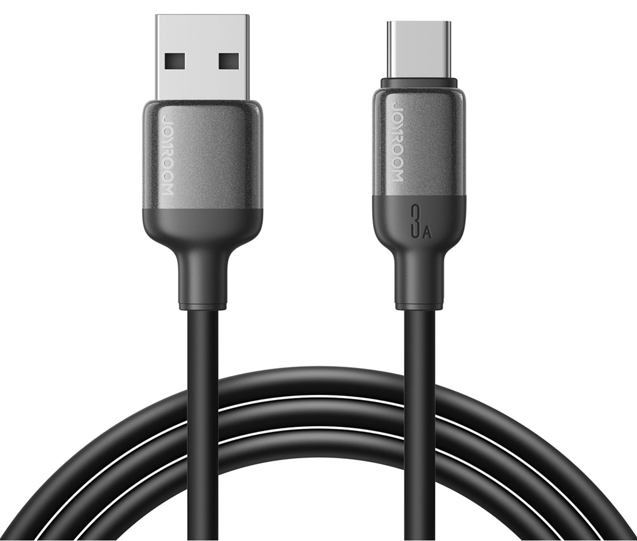 USB-A til USB-C data- og opladningskabel Joyroom S-A62 Lively, 18W, 1,2m, sort