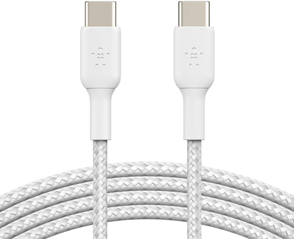USB-C Data- og Opladningskabel - USB-C Belkin BoostCharge Pro, 60W, 2m, Hvid CAB004bt2MWH