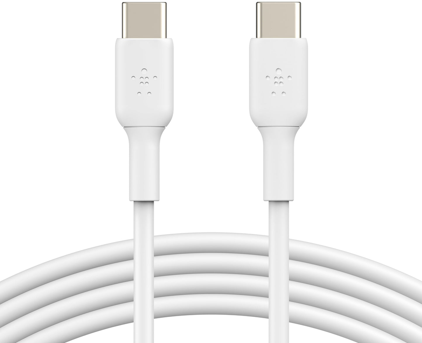 USB-C Data- og Opladningskabel - USB-C Belkin BoostCharge, 60W, 2m, Hvid CAB003bt2MWH