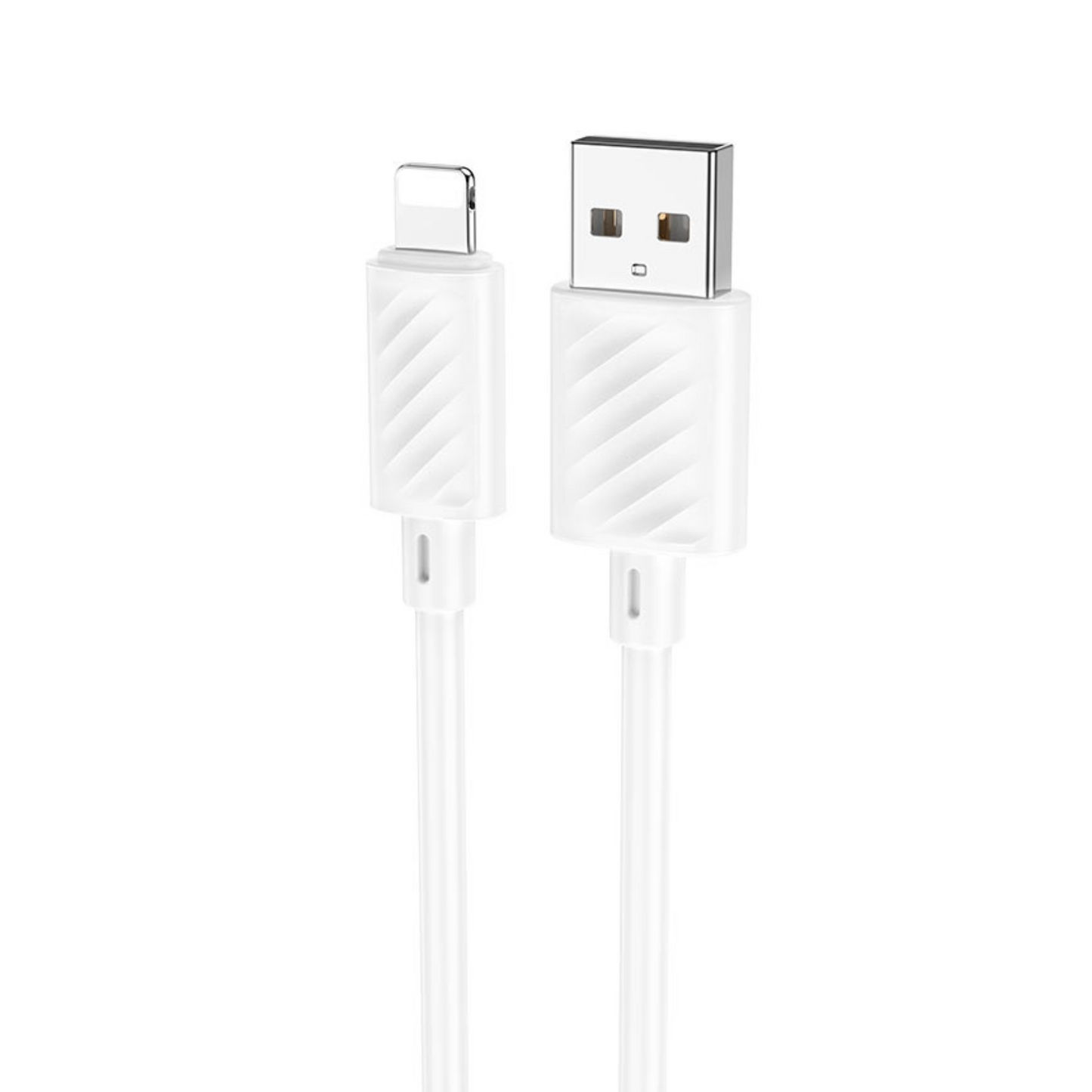 USB-A til Lightning data- og opladningskabel HOCO X88, 18W, 2m, hvid