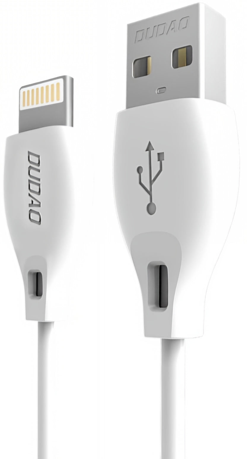 USB-A til Lightning data- og opladningskabel Dudao L4L, 18W, 1m, hvid
