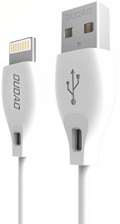USB-A til Lightning data- og opladningskabel Dudao L4L, 18W, 1m, hvid
